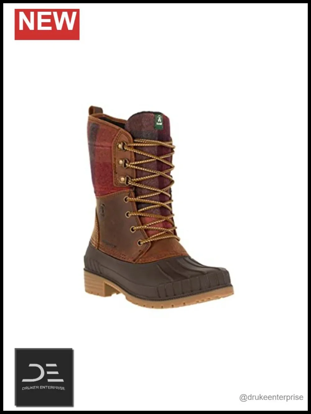 Seam-Sealed Waterproof Insulated Snow Boots Eco-Friendly Thermal Fleece Lining